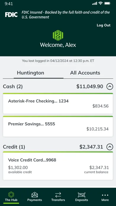 Huntington Mobile Banking screenshot 1