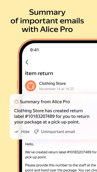 Yandex Mail: Email & Cloud screenshot 3
