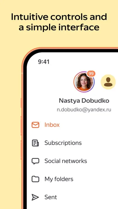 Yandex Mail: Email & Cloud screenshot 5
