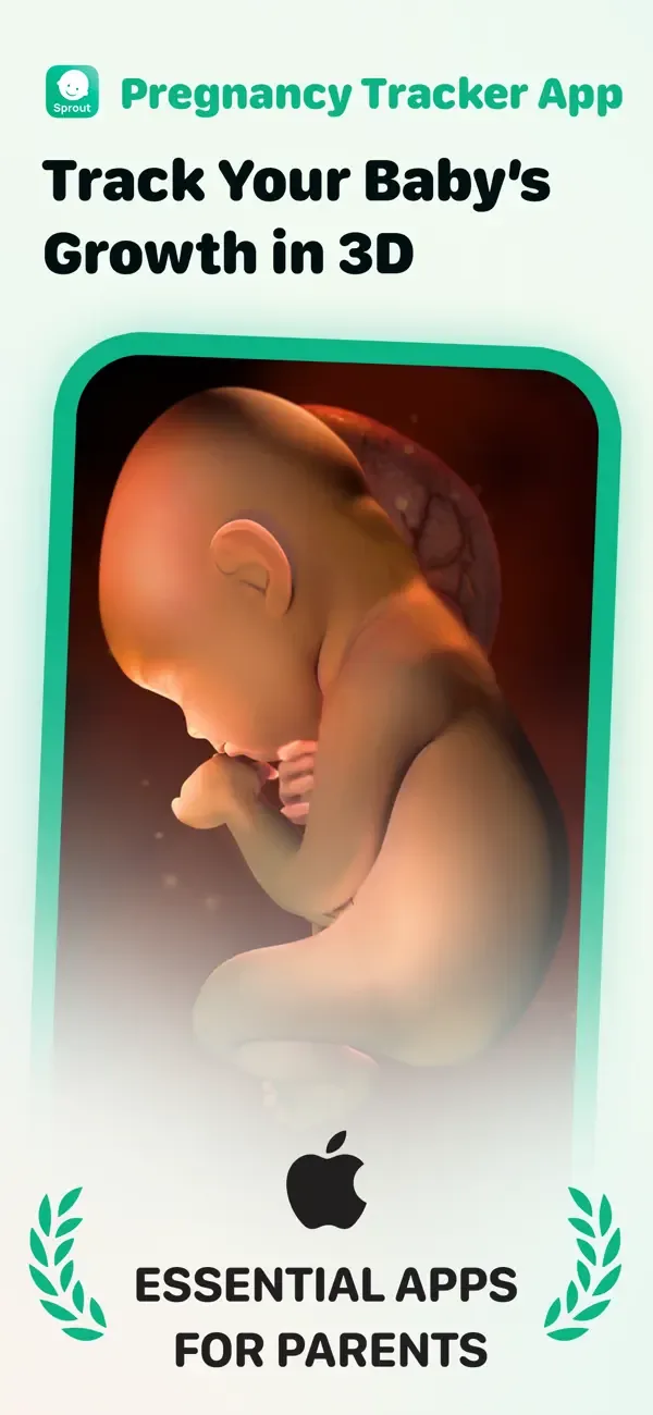 Pregnancy Tracker 3D by Sprout screenshot 1