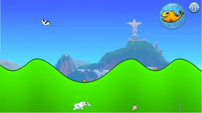 Racing Penguin: Slide and Fly! screenshot 2