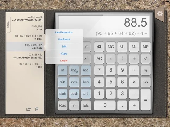 Calculator for iPad! screenshot 5