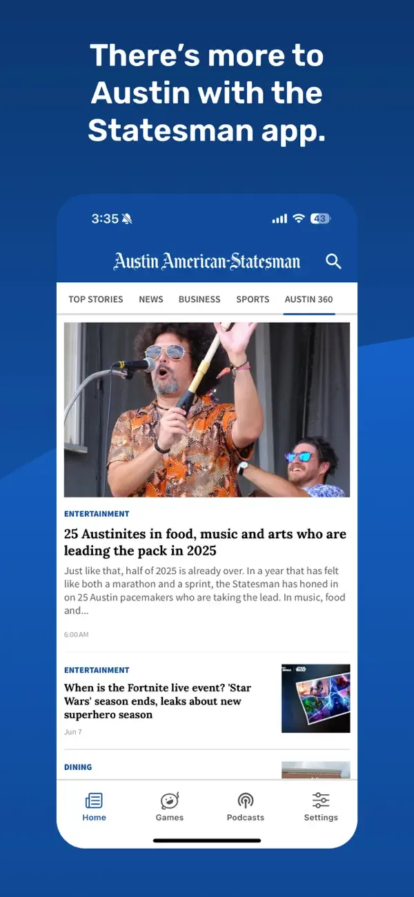 Austin American Statesman screenshot 1