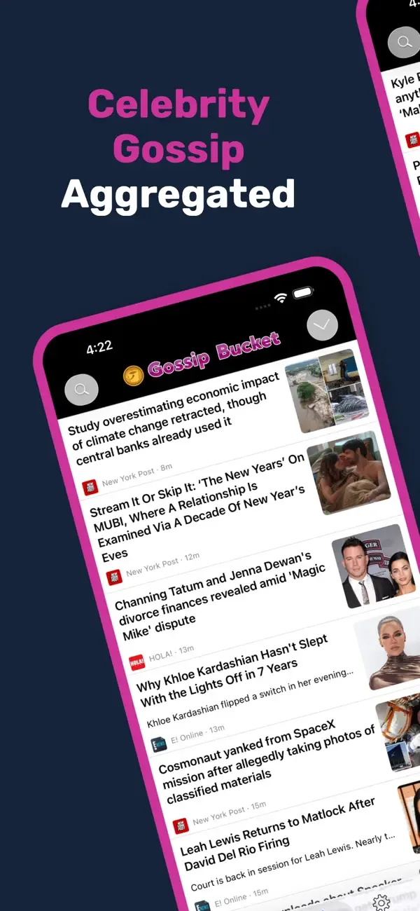 Gossip Bucket Celebrity News screenshot 1