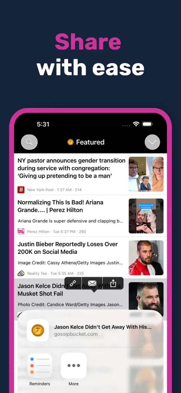 Gossip Bucket Celebrity News screenshot 5