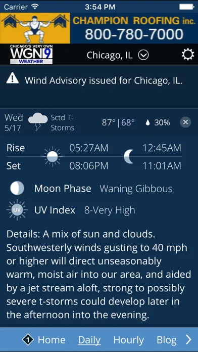 WGN-TV Chicago Weather screenshot 2