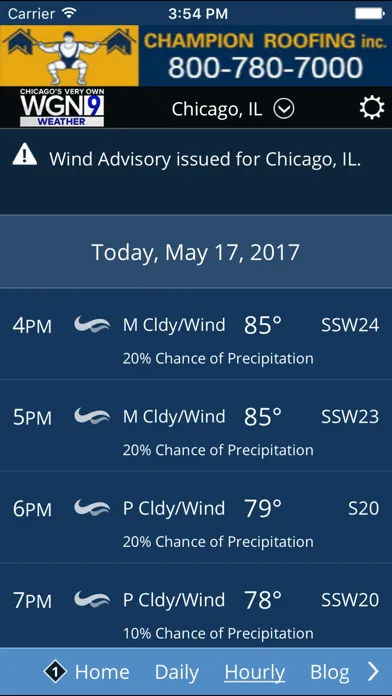 WGN-TV Chicago Weather screenshot 3