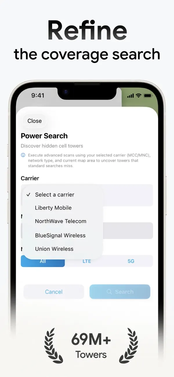 Cellular Network Signal Finder screenshot 2