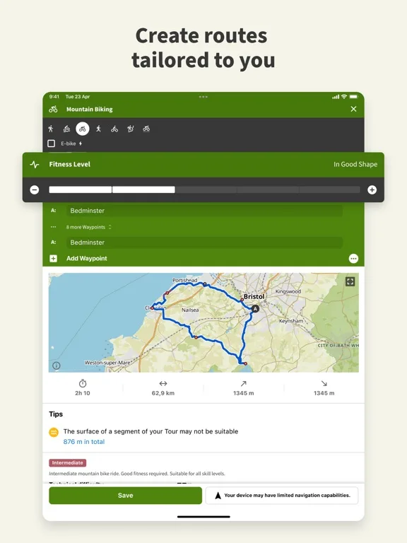 komoot - hike, bike & run screenshot 2