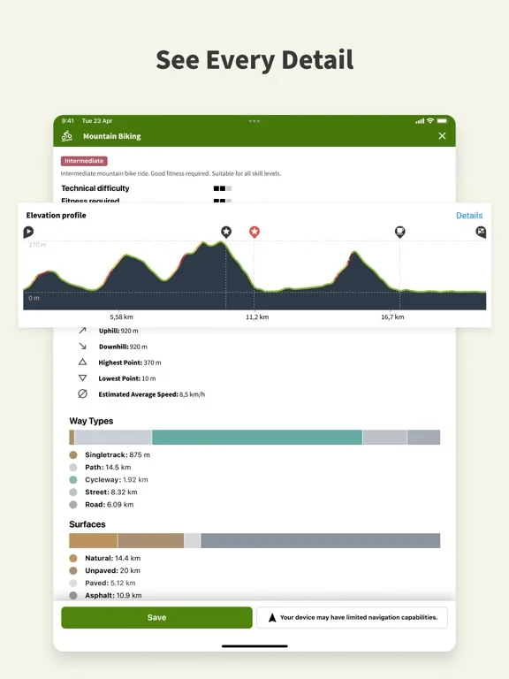 komoot - hike, bike & run screenshot 3