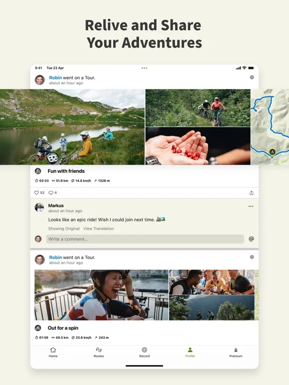 komoot - hike, bike & run screenshot 4