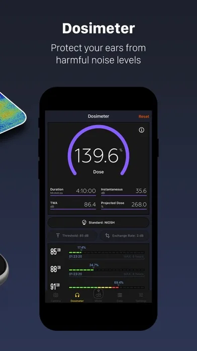 Decibel X:dB Sound Level Meter screenshot 3