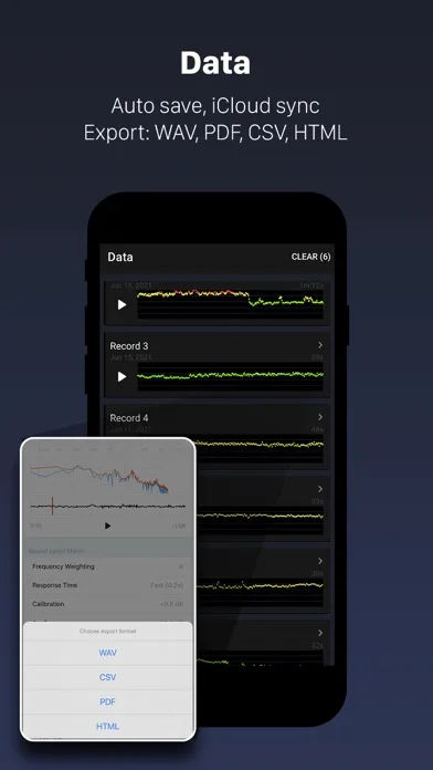 Decibel X:dB Sound Level Meter screenshot 4