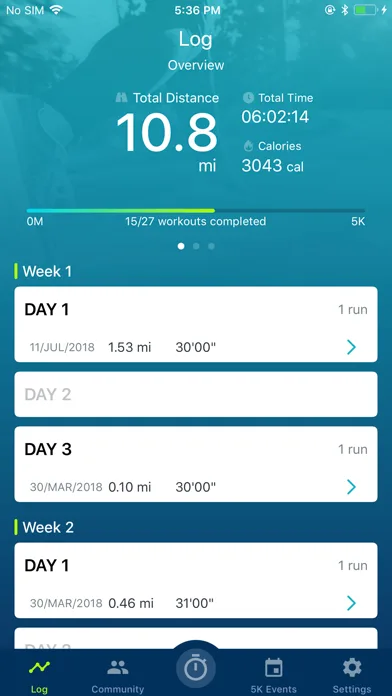 Couch to 5K® - Run training screenshot 4