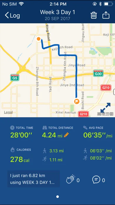 Couch to 5K® - Run training screenshot 5