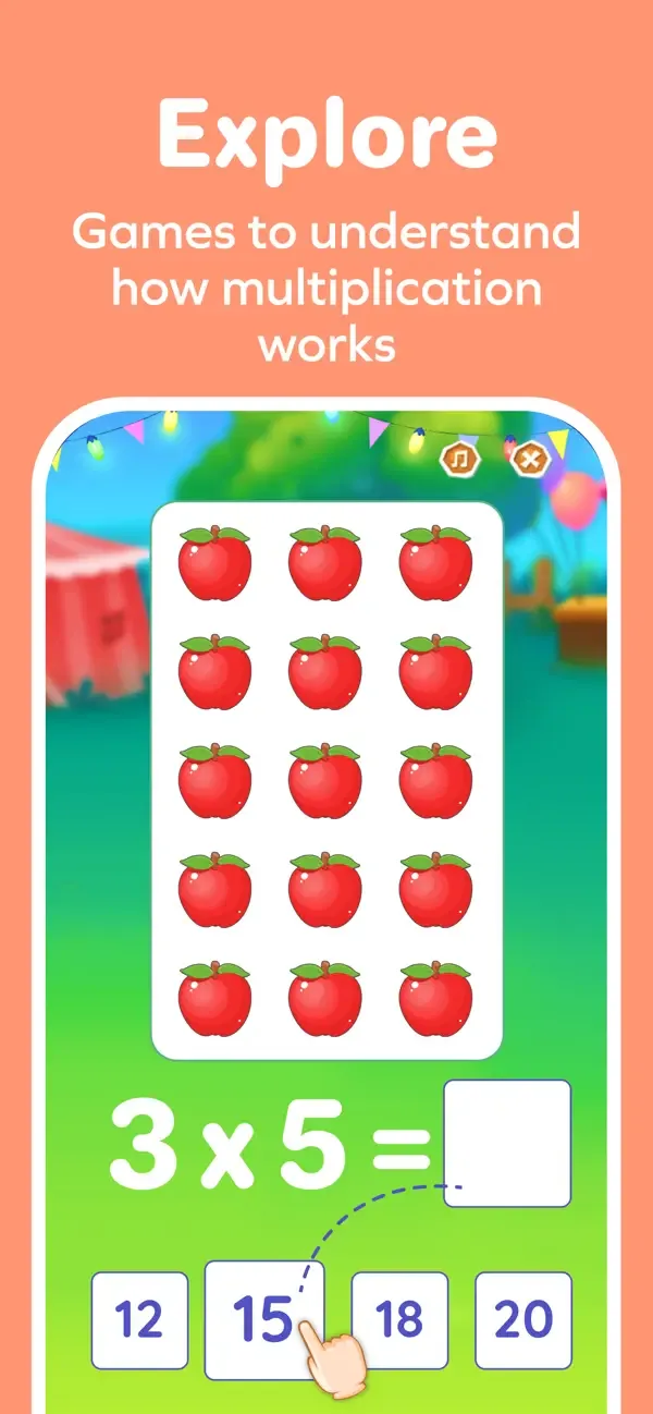 Splash Mini: Multiplication screenshot 2