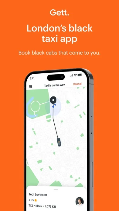 Gett: Book black taxis screenshot 1