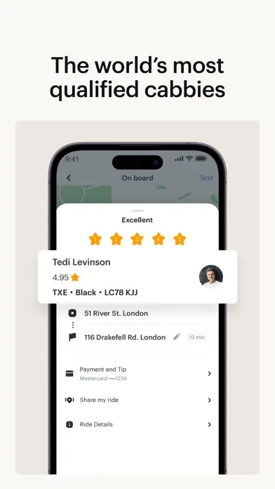 Gett: Book black taxis screenshot 3