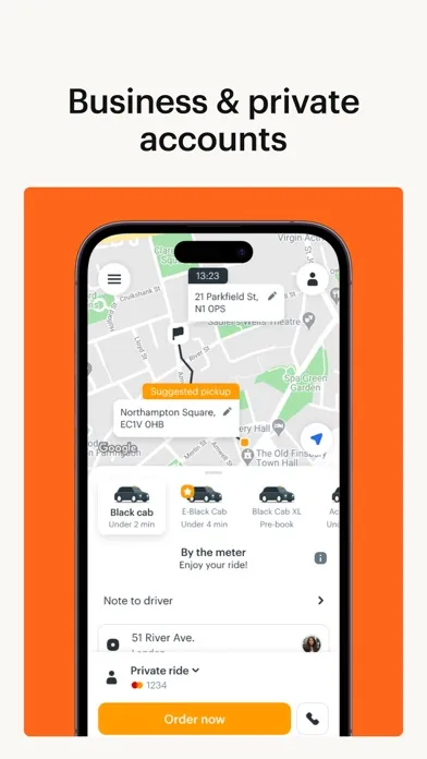 Gett: Book black taxis screenshot 4