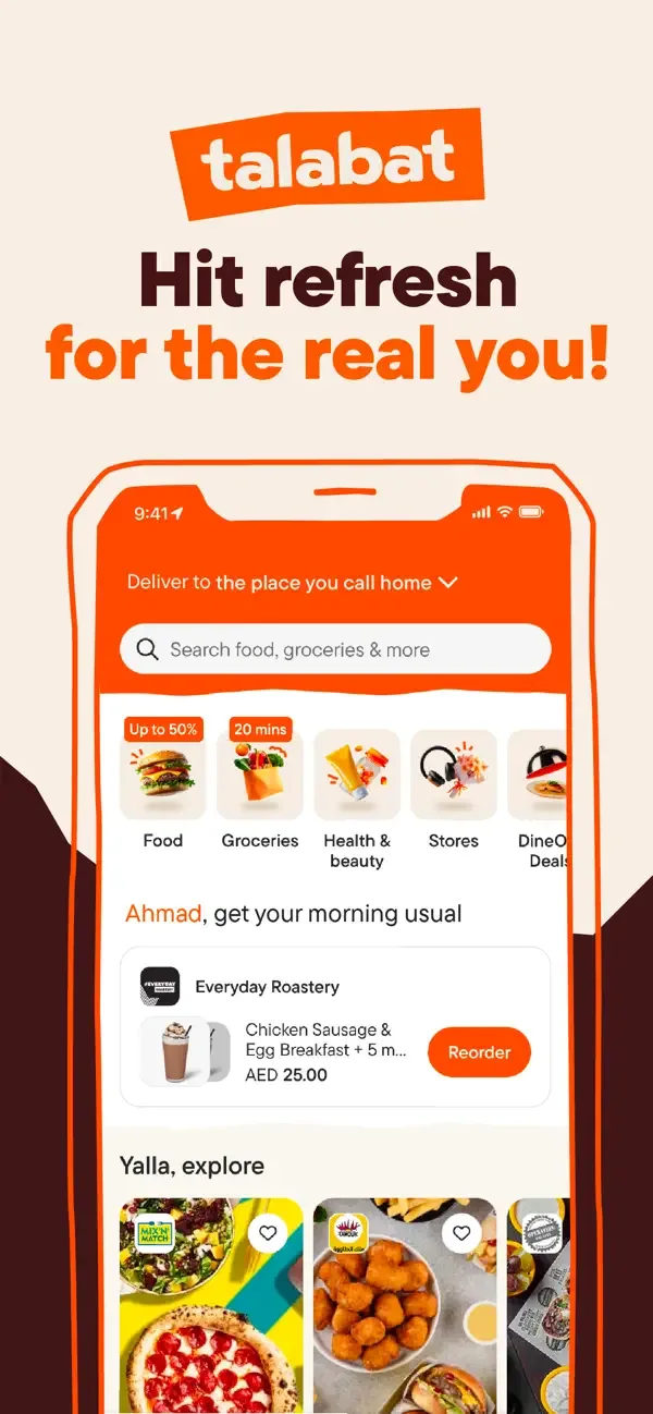 talabat: Food, grocery & more screenshot 1