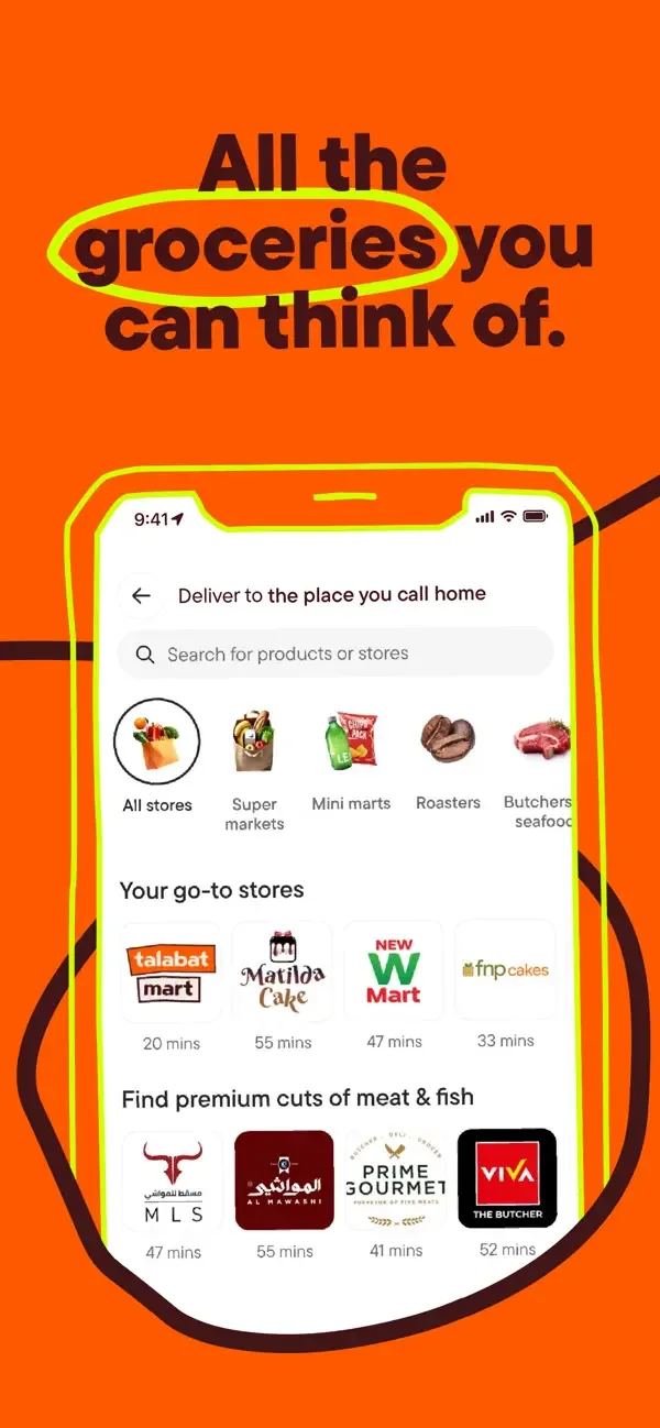 talabat: Food, grocery & more screenshot 3