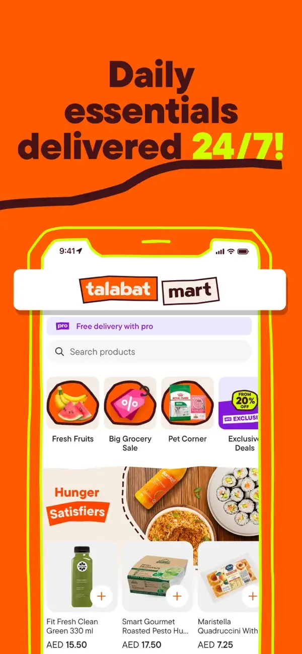 talabat: Food, grocery & more screenshot 4