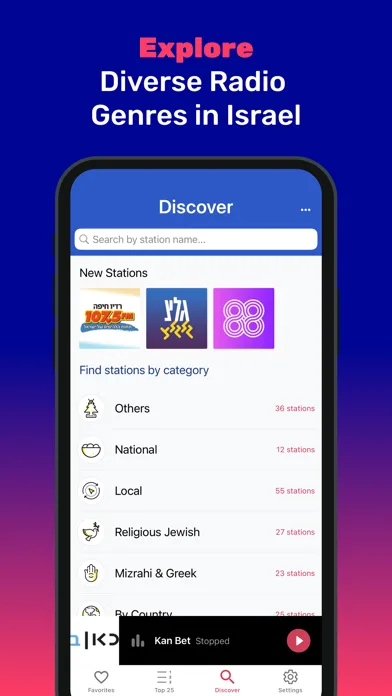 RLive: Radio Live Israel radio screenshot 2