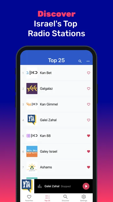 RLive: Radio Live Israel radio screenshot 4