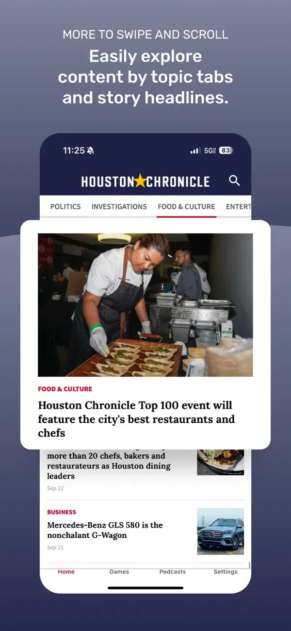 Houston Chronicle screenshot 2