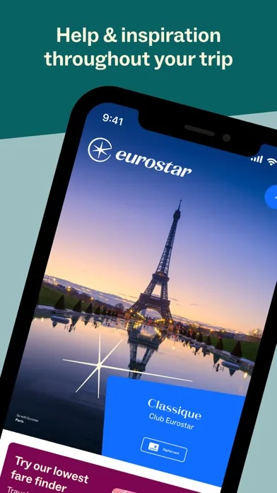 Eurostar: Train travel & Hotel screenshot 2
