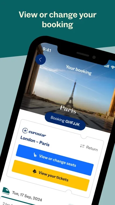 Eurostar: Train travel & Hotel screenshot 5