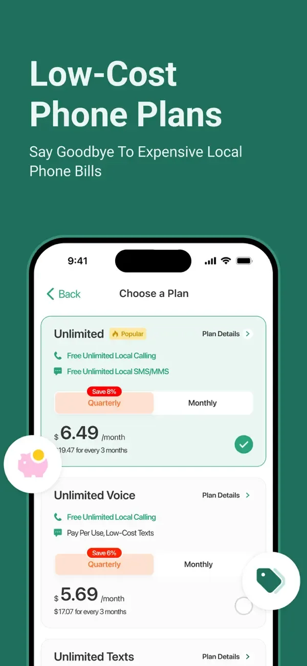 WeTalk- WiFi Calls & 2nd Phone screenshot 4