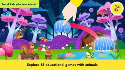 Animal games for 2-5 year olds screenshot 1