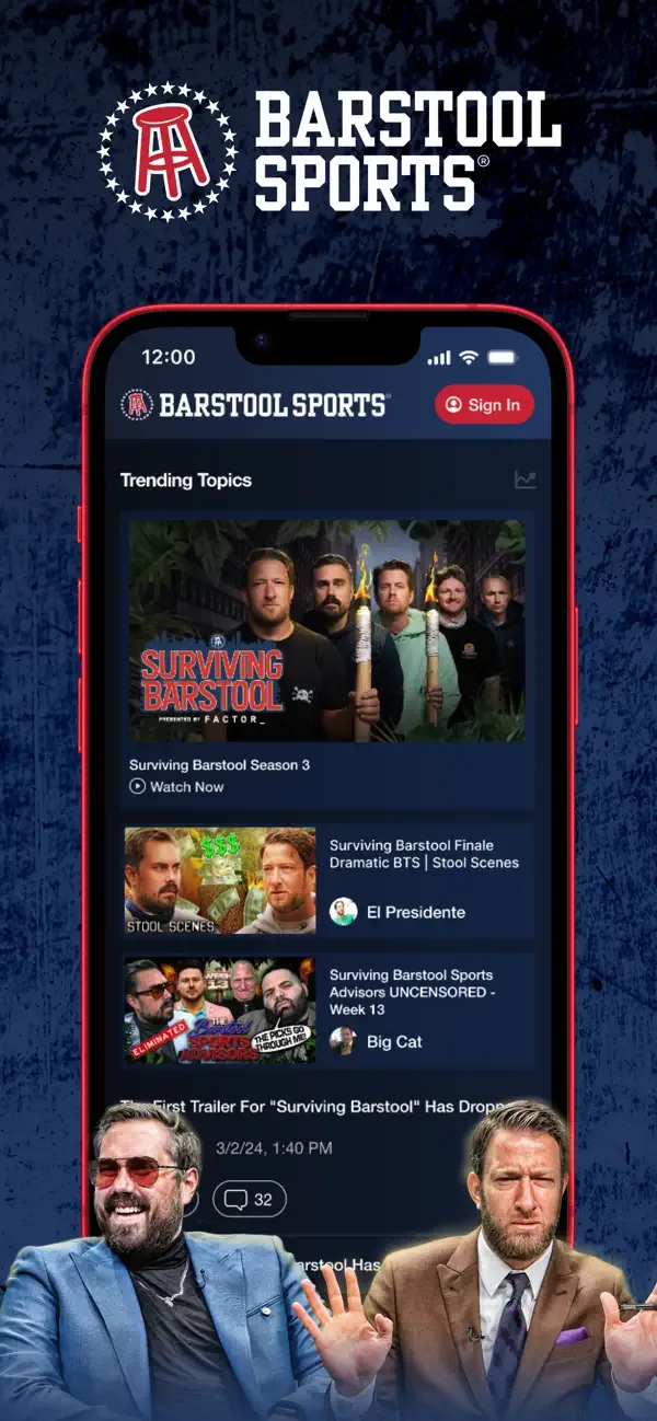 Barstool Sports screenshot 1