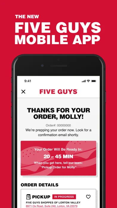 Five Guys Burgers & Fries screenshot 1