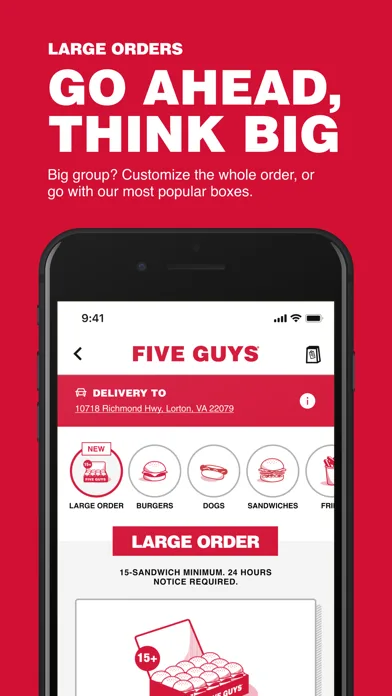 Five Guys Burgers & Fries screenshot 5