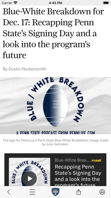 Penn State Football News screenshot 2