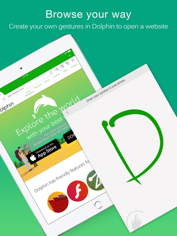 Dolphin Web Browser for iPad screenshot 3