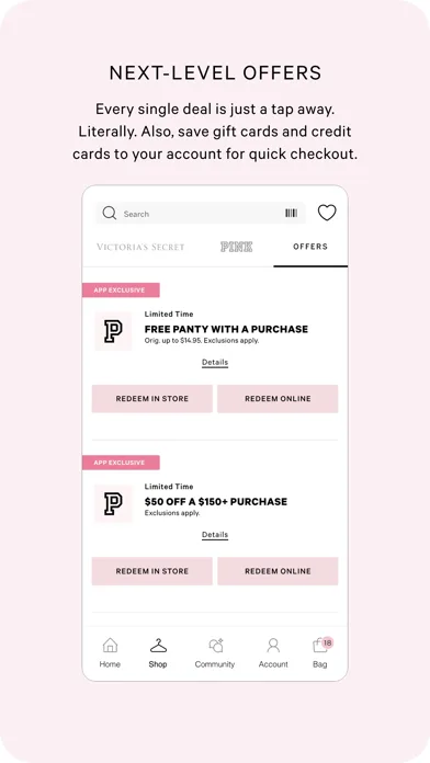 PINK—Clothing, Beauty & More screenshot 2
