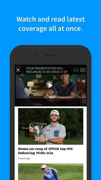 Golf Channel screenshot 2