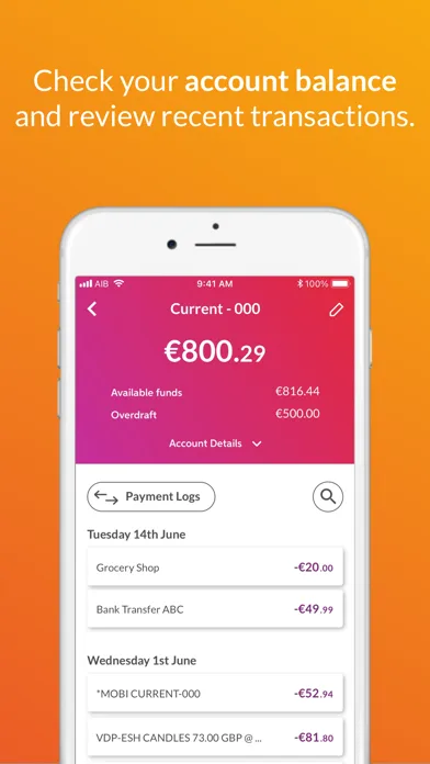 AIB Mobile screenshot 1