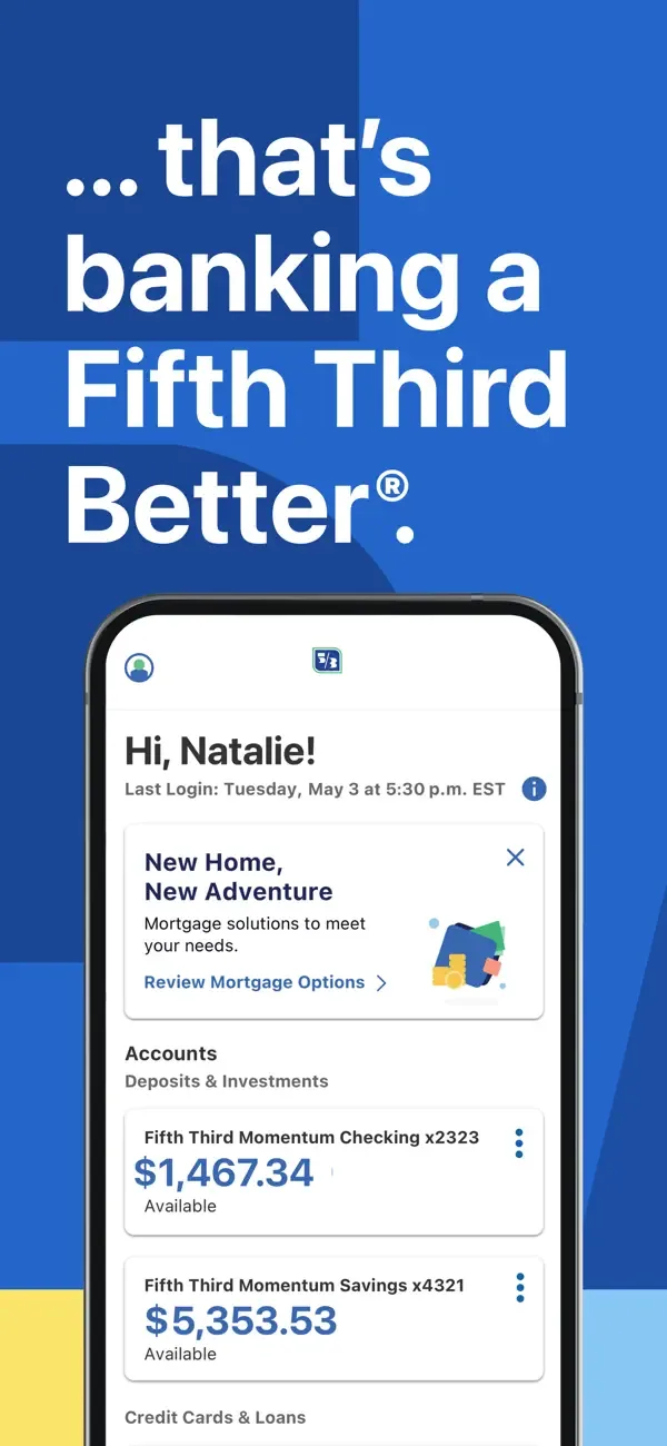 Fifth Third: 53 Mobile Banking screenshot 2