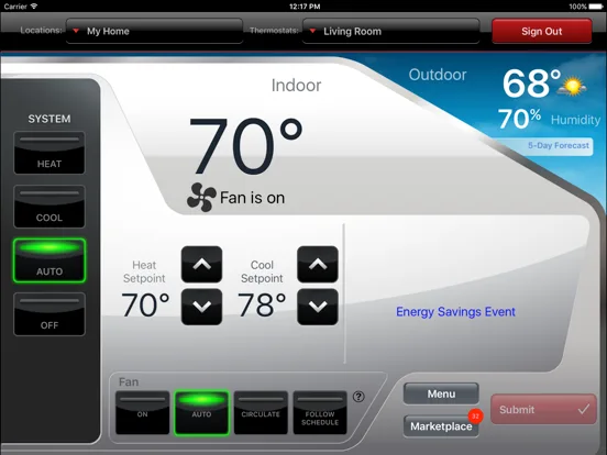 Total Connect Comfort screenshot 5