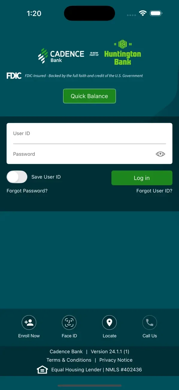 Cadence Bank screenshot 1