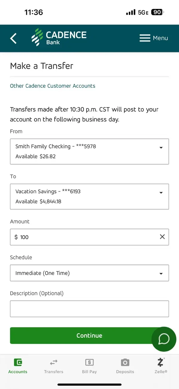 Cadence Bank screenshot 3
