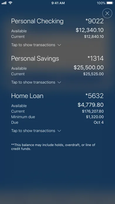 ESL Mobile Banking screenshot 1