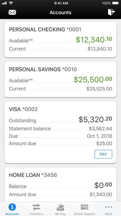 ESL Mobile Banking screenshot 2