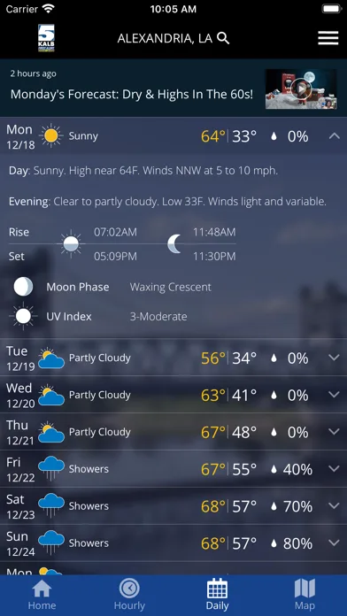 KALB WX screenshot 3