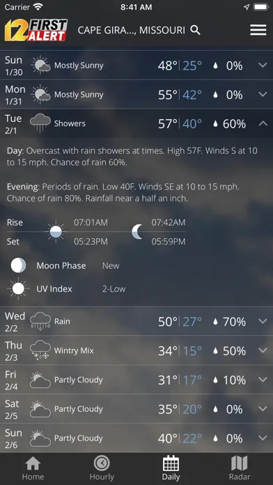 KFVS12 StormTeam Weather screenshot 1