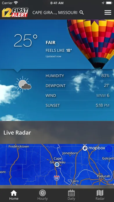 KFVS12 StormTeam Weather screenshot 2